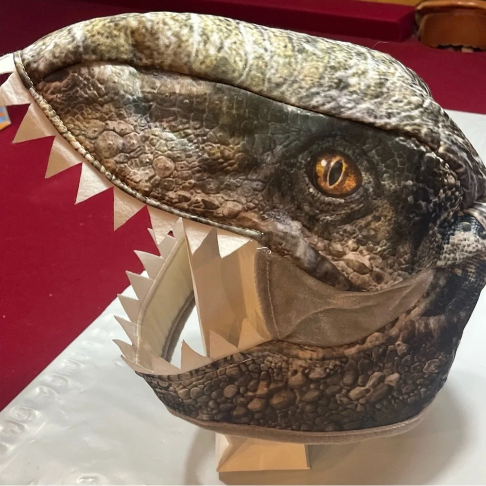 Jurassic World Dinosaur Scary MASK Into the Wild OPEN MOUTH Halloween Adult Kids